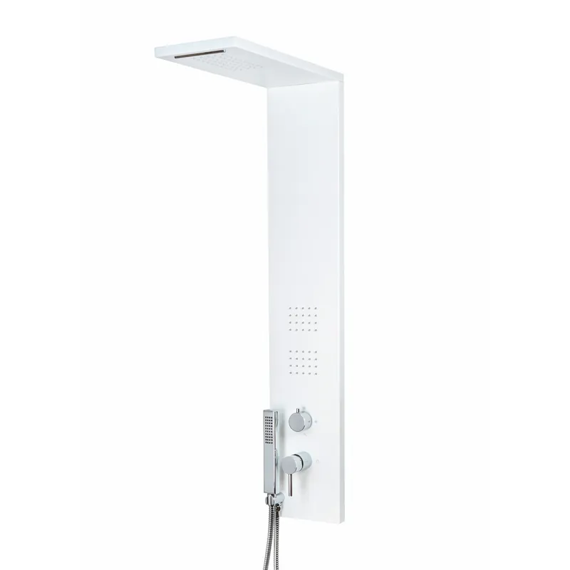 Offerta Lampo Colonna Doccia TREND in Alluminio Verniciato Bianco