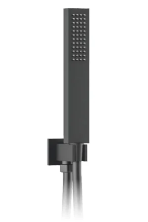 Kit Doccetta e Supporto con Presa Acqua QUADRO BLACK Popolare