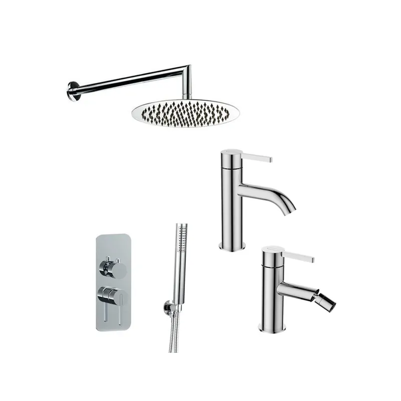 Popolare Kit doccia con miscelatore lavabo e bidet URBAN