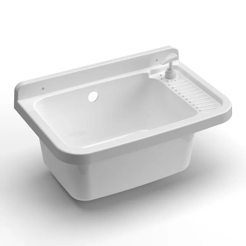 A Buon Prezzo Pilozzo a parete in resina 50x35cm con dosa sapone in pvc