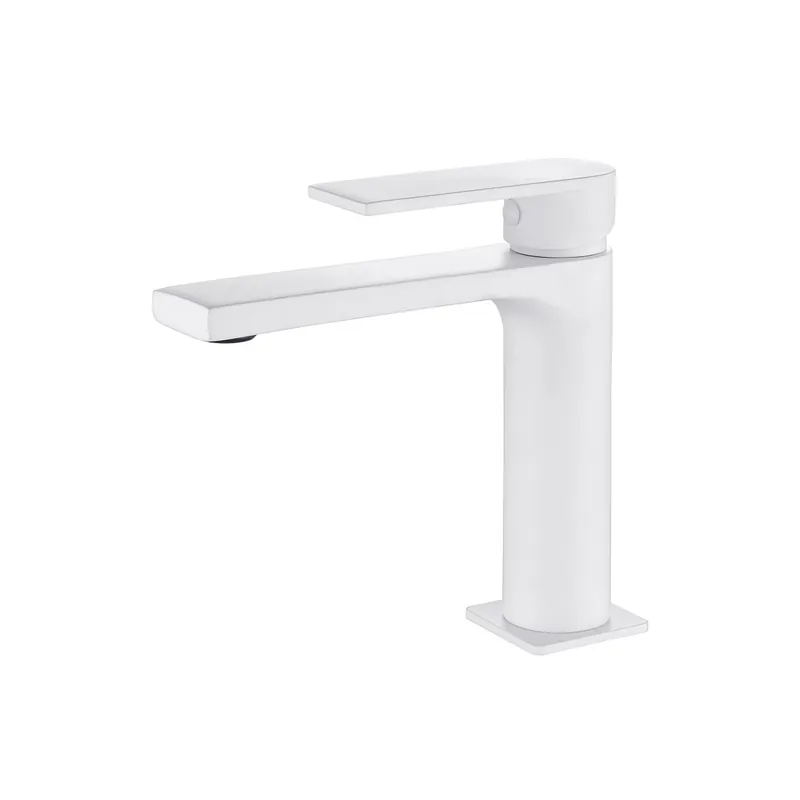 Miscelatore lavabo bianco opaco Alpha Economico