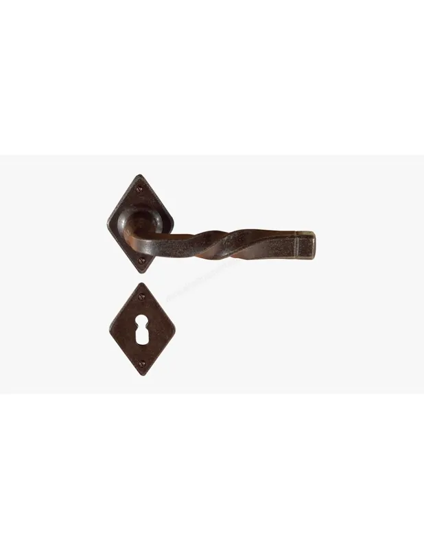 Il Forgiato Maniglia per Porte Interne con Rosetta Forgiata FM 027 Offerta Del Giorno