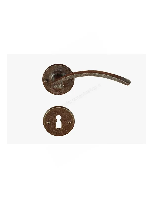 Il Forgiato Maniglia per Porte Interne con Rosetta Forgiata FM 366 Offerta Limitata