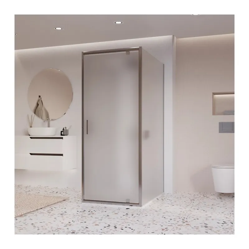Box doccia 3 lati a porta battente opaco h195 6mm Adele Compra Online