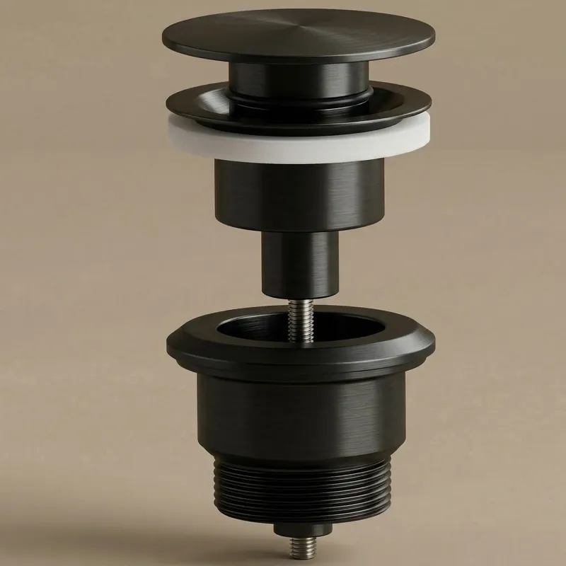 Bestseller Piletta di scarico clic clac nera universale lavabo