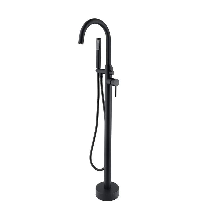 Consegna Rapida Miscelatore vasca freestanding nero Tiffany