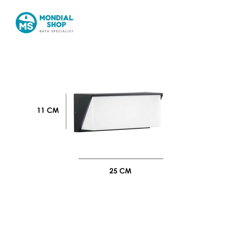 Super Prezzo Applique LED moderna da parete in antracite o bianca