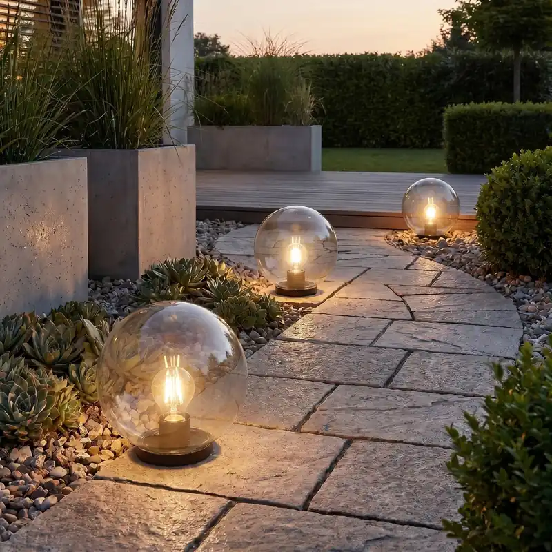 Faretto da giardino in 3 varianti da esterno moderno resistente all‘umidità 1XE27 Acquista Ora
