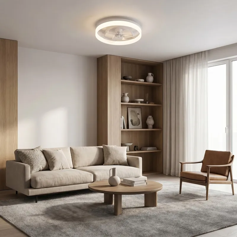 A Buon Prezzo Plafoniera Moderna LED 30W con Ventilatore