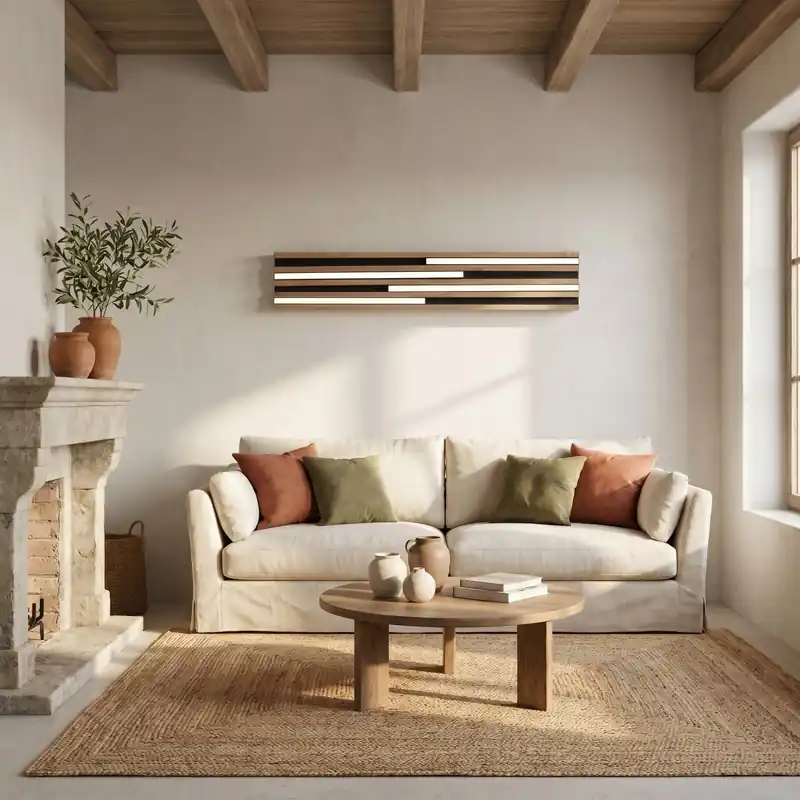 Plafoniera moderna LED in Legno Bianca o Nera 24W Saldi