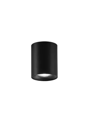 A Buon Prezzo Plafoniera tonda dal design moderno disponibile nera o bianca 1XGU10