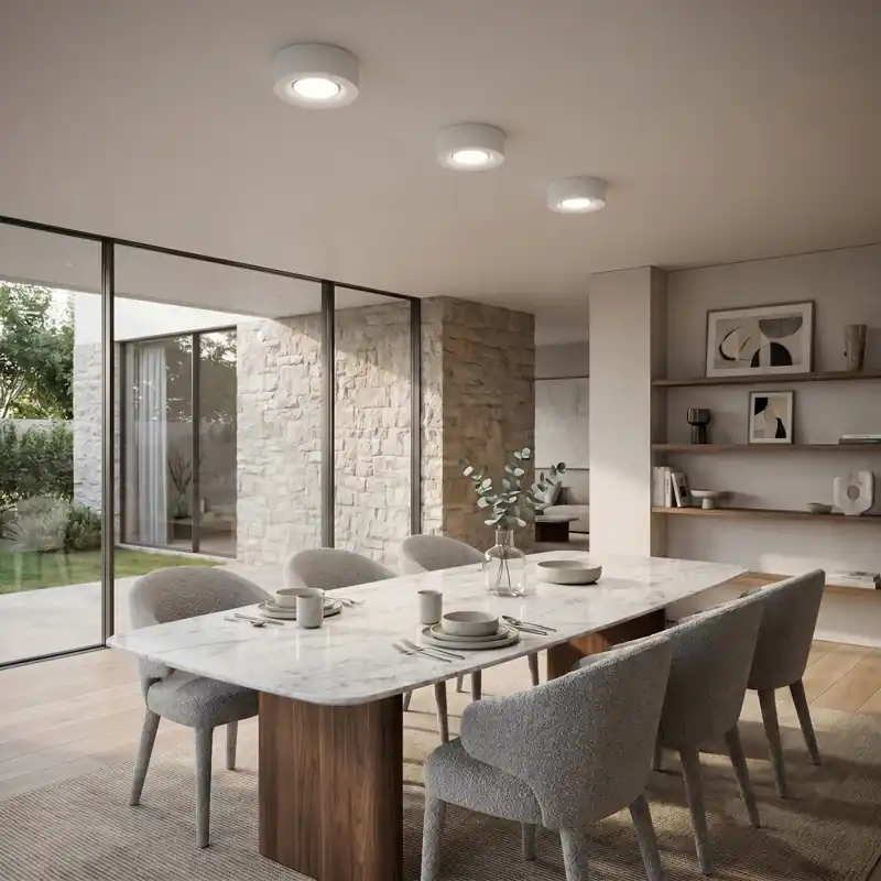 Scelto Dai Clienti Plafoniera Minimal bianca 1XGX53 LED Design moderno e compatto