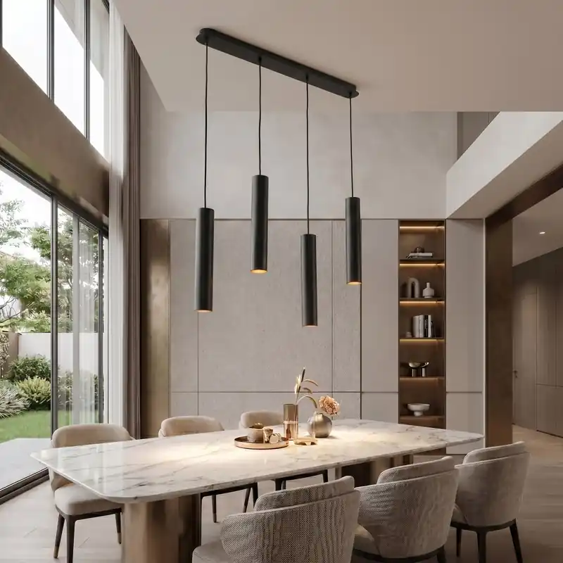 Sospensione lineare Disponibile in 3 varianti 4XGU10 Illuminazione tecnica di design Non Perdere