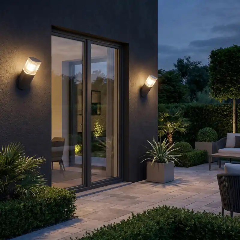 Esclusivo Lampada Applique da parete 45° con Luce orientata disponibile in antracite 1XE27