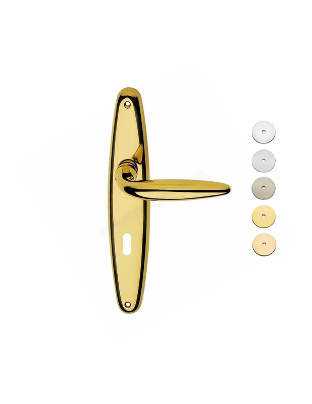 Promo Stagionale Kuba Maniglia con Placca per Porte Interne Linea Calì