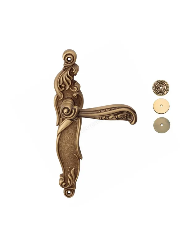 Reso Gratuito Nature Maniglia con Placca per Porte Interne Linea Calì