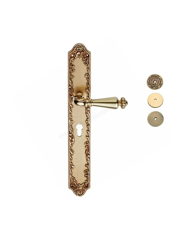 Ninfa art. 1395 Maniglia con Placca per Porte Interne Linea Calì Esclusivo