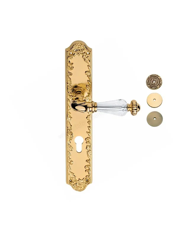 Ninfa Crystal art. 1397 Maniglia con Placca per Porte Interne Linea Calì Saldi
