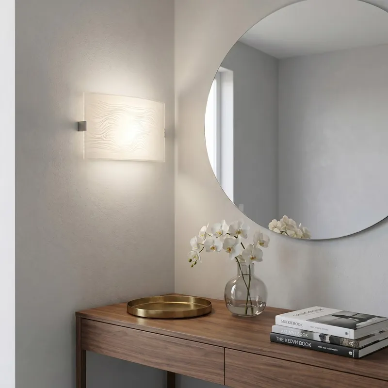 Lampada Applique da parete Bianca Rettangolare 2XE27 per Alta luminosità Offerta Limitata