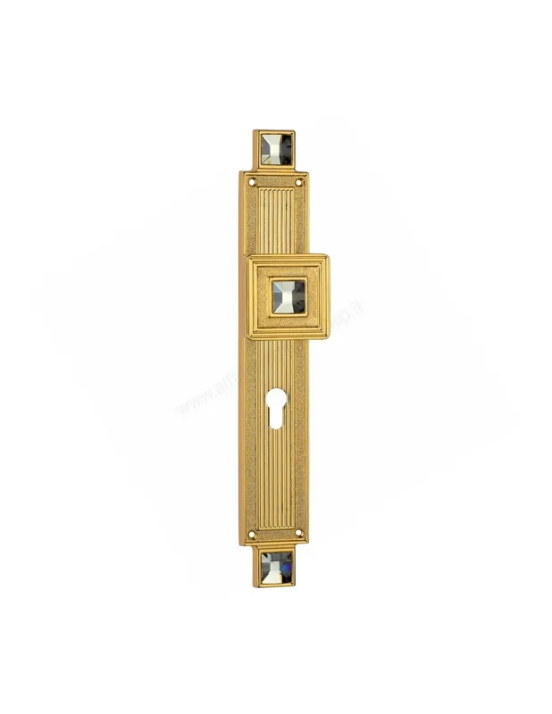 Prezzo Basso Opera Crystal Pomolo Fisso con Placca Linea Calì
