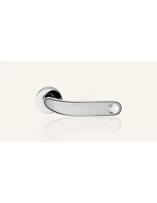 Point Crystal RB 025 Maniglia su Rosetta per Porte Interne Linea Calì Prezzo Di Fabbrica