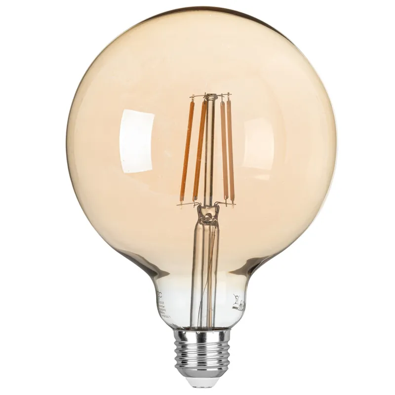 Direttamente Dal Produttore LAMPADINA LED FILAMENTO AMBRA E27 8W 806LM 2500K 300° 125X175mm 15000h CRI80