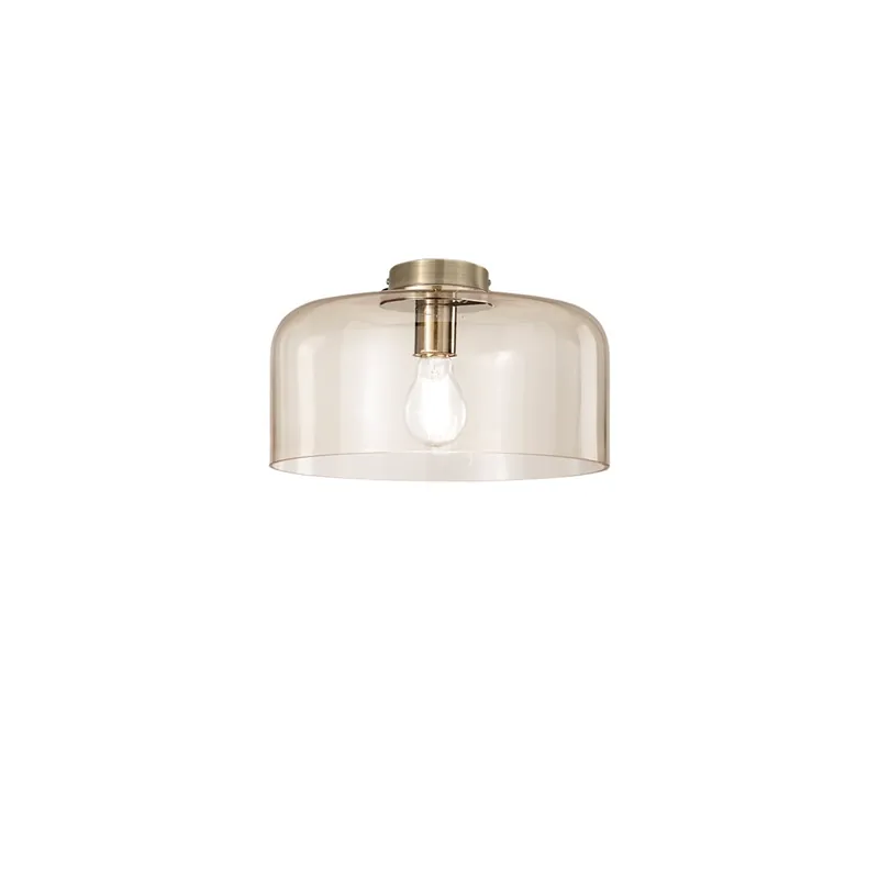 PLAFONIERA GIBUS AMBRA 1XE27 30X30X23CM Affare