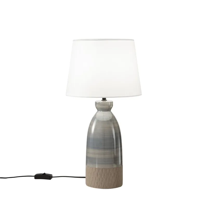 LUME NAVAJO GRGIO/TORTORA 1XE27 25X25X49CM Ultima Occasione
