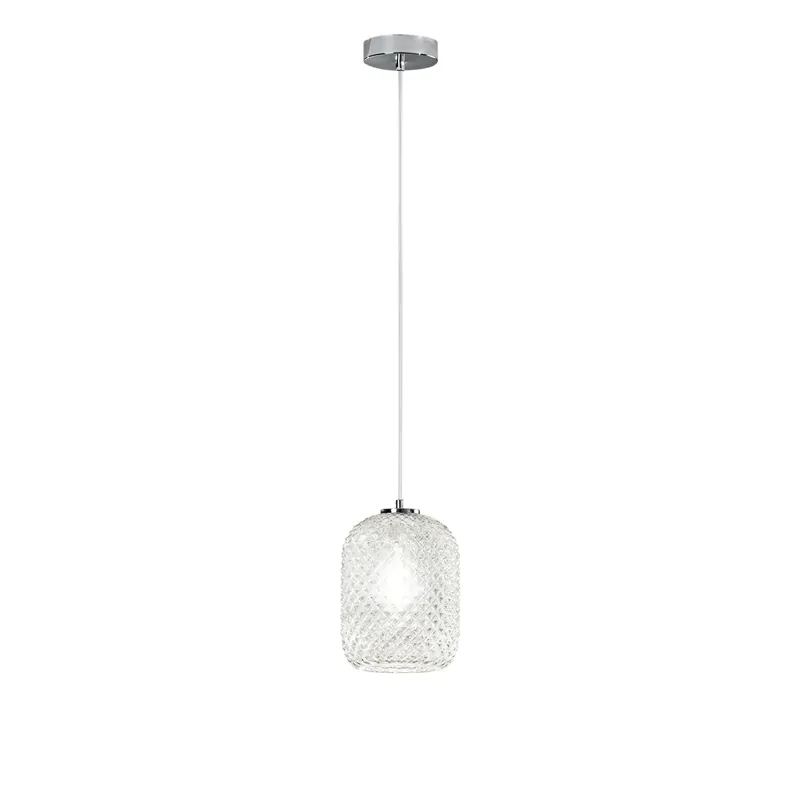 Soddisfatti O Rimborsati SOSPENSIONE ASHFORD OVALE TRASPARENTE 1XE27 15X150CM