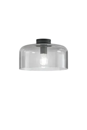Acquista Ora PLAFONIERA GIBUS FUME‘ 1XE27 30X30X23CM