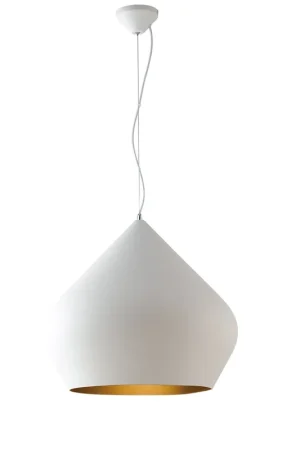 A Buon Prezzo SOSPENSIONE THOLOS BIANCA 1XE27 52X201CM