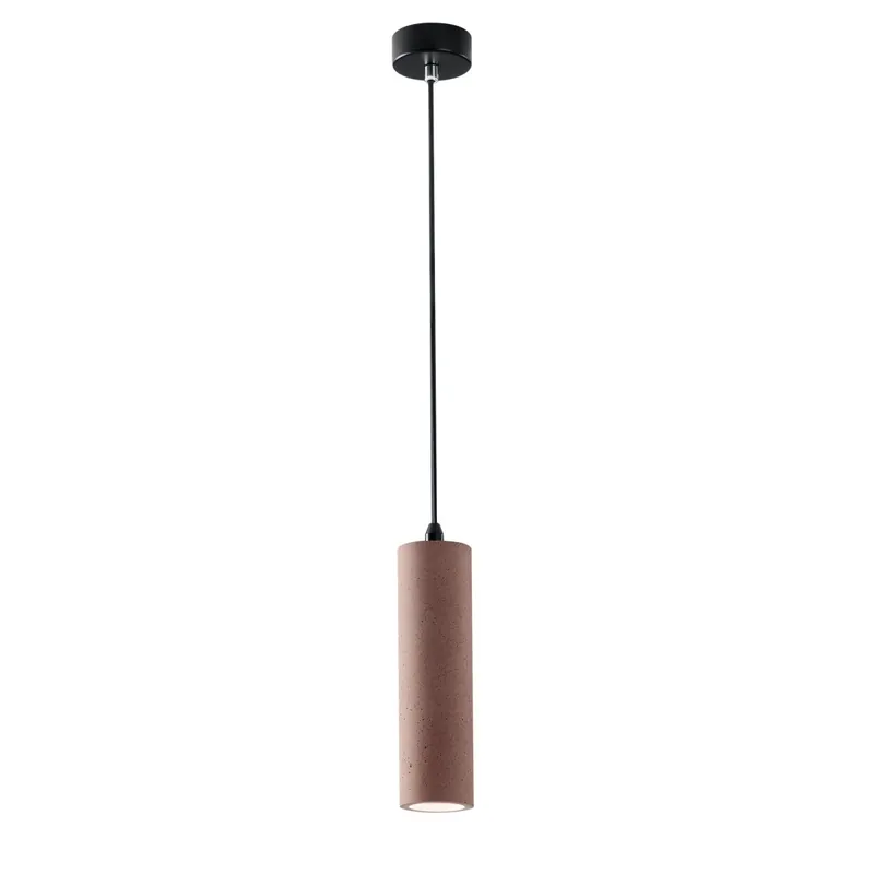 Ultimissimo Modello SOSPENSIONE KRUK TONDA MATTONE 1XGU10 7X130CM
