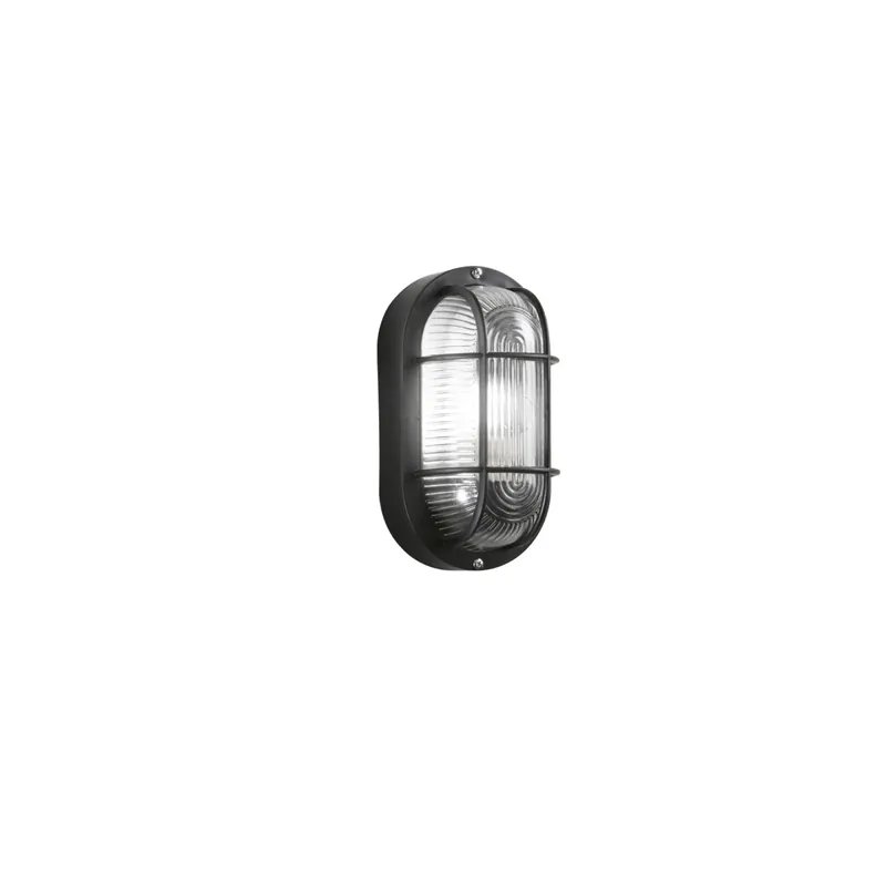 Occasione PLAFONIERA TURTLE NERA OVALE 1XE27 IP54 12X10,5X20,5CM