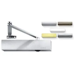 Chiudiporta aereo GEZE modello TS4000 solo corpo per porta in finitura RAL Popolare