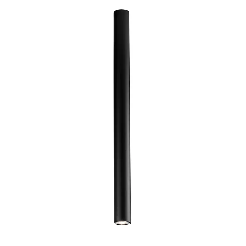 PLAFONIERA FLUKE TONDA NERA 1XGU10 5,5X5,5X75CM A Buon Prezzo