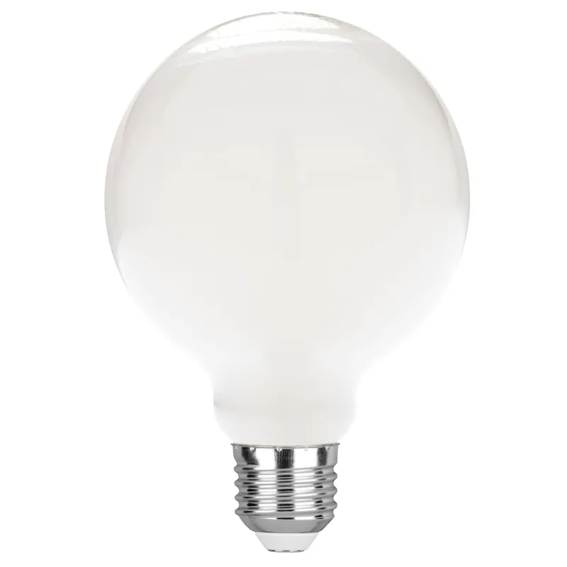LAMPADINA LED FILAMENTO GLOBO BIANCO E27 8W 950LM 4000K 300° 95X135mm 15000h CRI80 Offerta Del Giorno