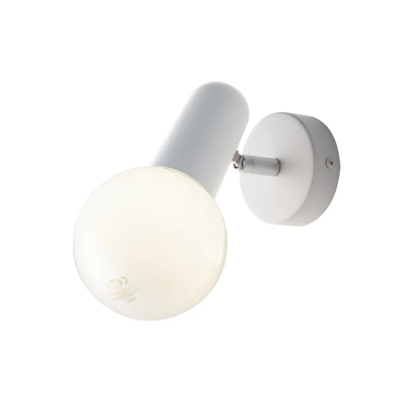 Super Prezzo Applique Spot singolo da soffitto Bianco o Nero Snodabile