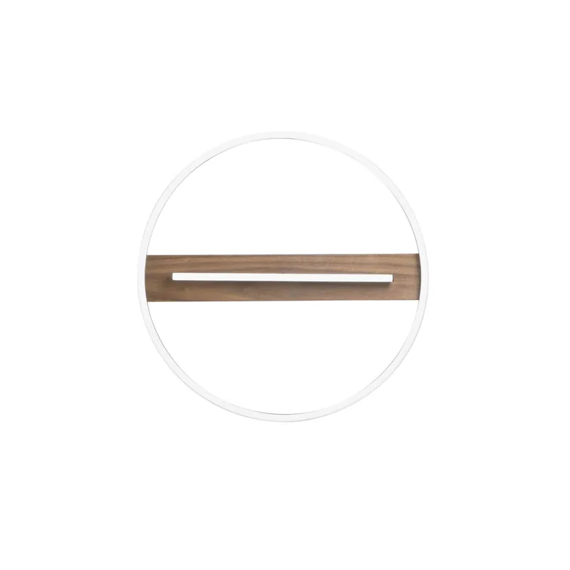 Miglior Prezzo PLAFONIERA LED AZIMUTH NERA/LEGNO 36W 4820LM CCT 50X5CM