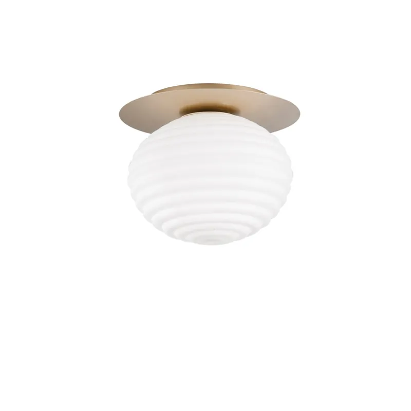 Soddisfatti O Rimborsati PLAFONIERA RIPPLE ORO 1XE27 35X35X28CM
