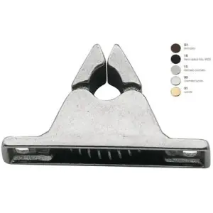 Nuova Collezione Pinza REGUITTI fermaporta senza incontro modello 604NZ per porta interna in ottone lucido