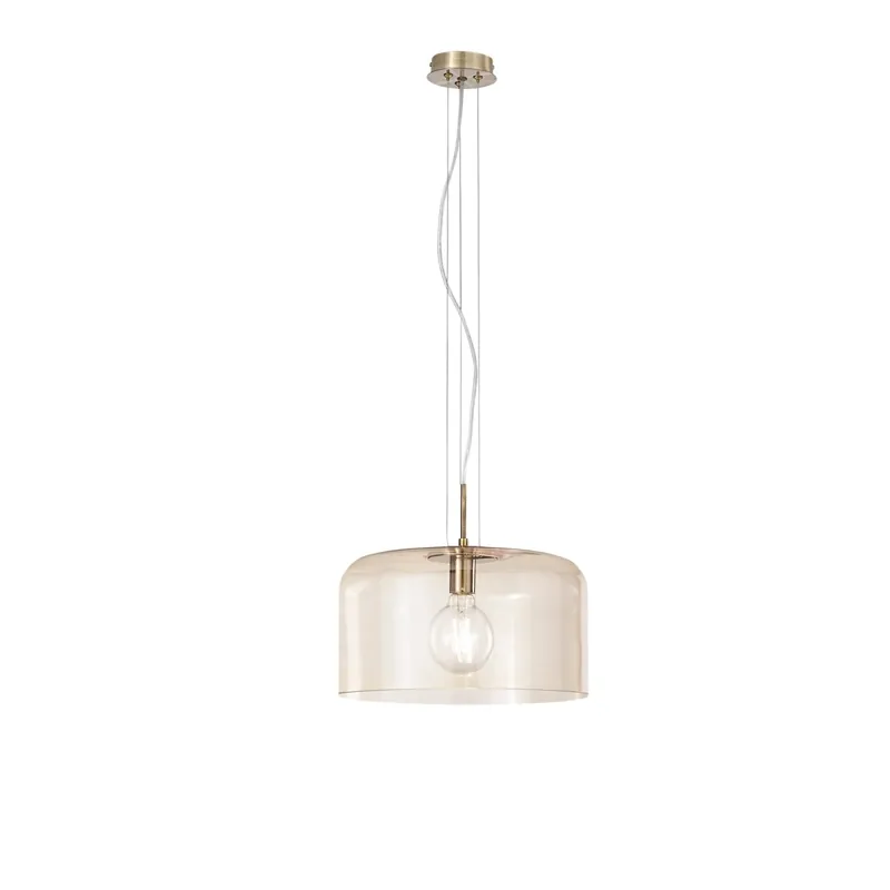 Promozione SOSPENSIONE GIBUS AMBRA 1XE27 40X40X150CM