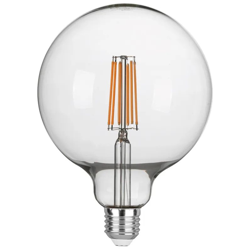 Spedizione Espresso LAMPADINE LED FILAMENTO GLOBO E27 8W 1055LM 6500K 300° 125X175mm 15000h CRI80
