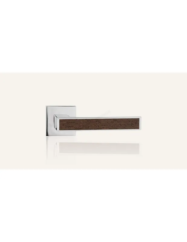 Ultimissimo Modello Zen Wengé RB 019 Maniglia su Rosetta per Porte Interne Linea Calì