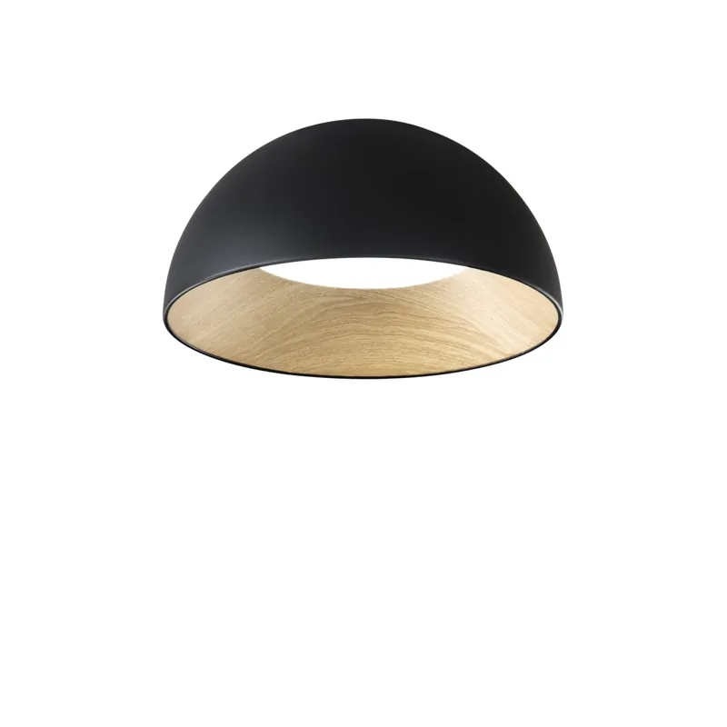 PLAFONIERA LED COCO NERA 40W 4400LM CCT 50X29CM Spedito Oggi