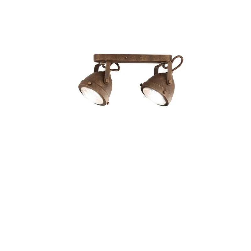 Promo Stagionale Applique Vintage da Soffitto Orientabile Ruggine