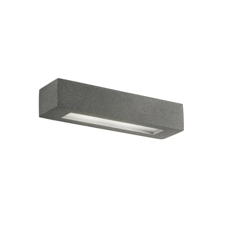 Ultime Pezzi Applique da Soffitto Cemento Color grigio 2XE14