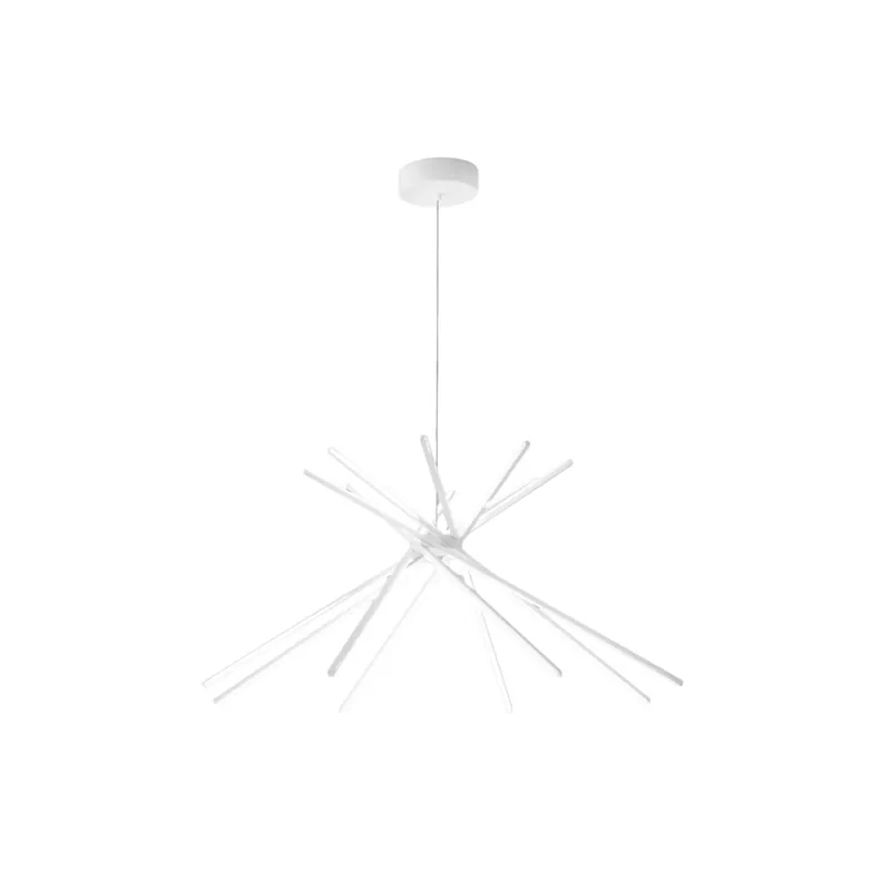 SOSPENSIONE LED SHANGHAI BIANCA 56W 6560LM 3000K 113X51,5X160CM Bestseller