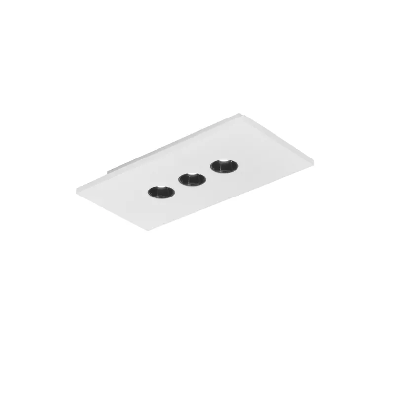 Promozione PLAFONIERA LED XICO BIANCA 3X4W 840LM CCT 40X4,7X20CM