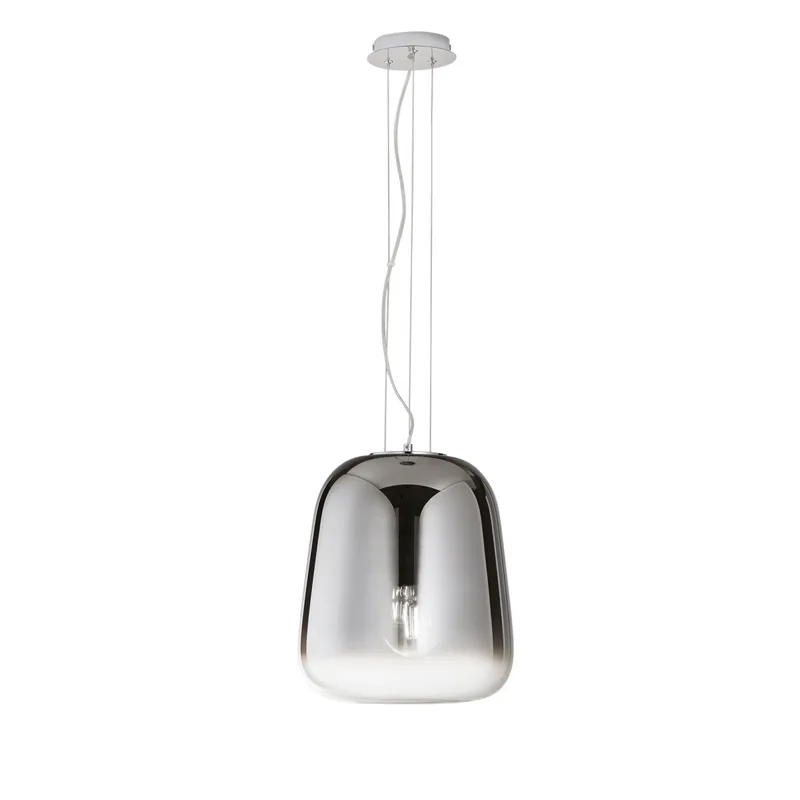 Di Tendenza SOSPENSIONE SMOKE CROMO LED 1XE27 34X150CM