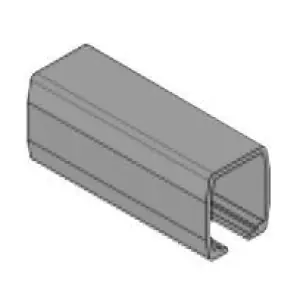 System 0850/250 KOBLENZ modello 0850 1 binario alluminio anodizzato argento portata 250kg 6m per porta in legno Consegna Rapida